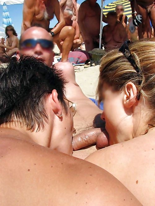 Nextdoor wives love sucking cocks at the beach - part 4709 page 1