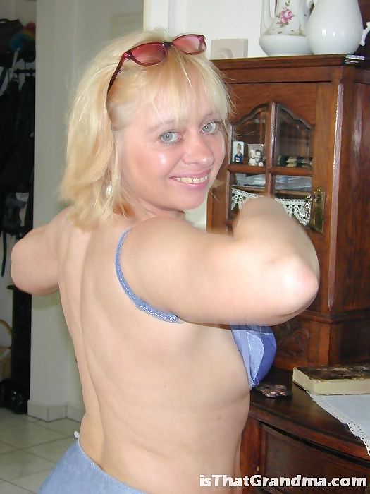 Blonde grandma martha teases us with her chubby tits - part 4908 page 1